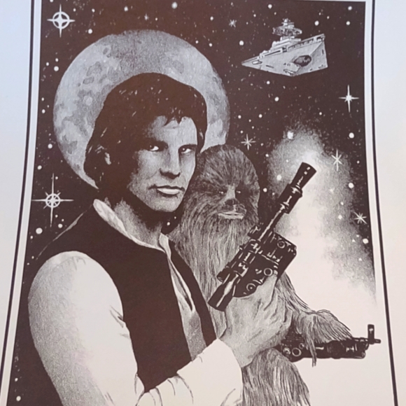 Vintage comic artwork Star wars Clifford Wm Bird Fantasy artwork signed # - Picture 2 of 8